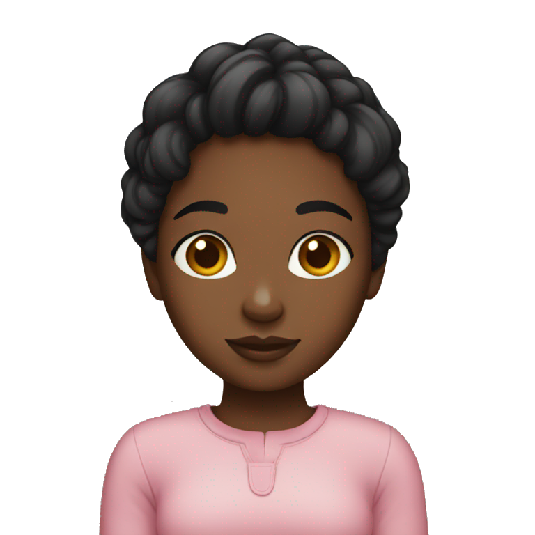Black girl emoji