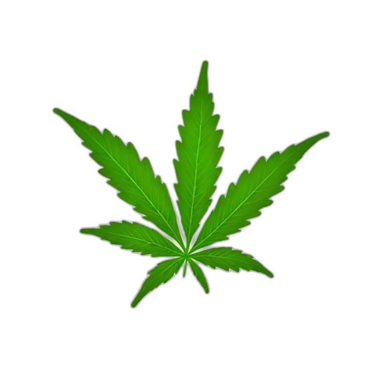 Cannabis joint emoji