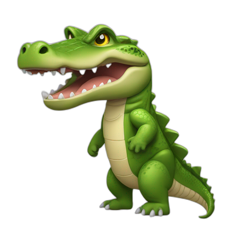 crocodile jiu jitsu muscular emoji