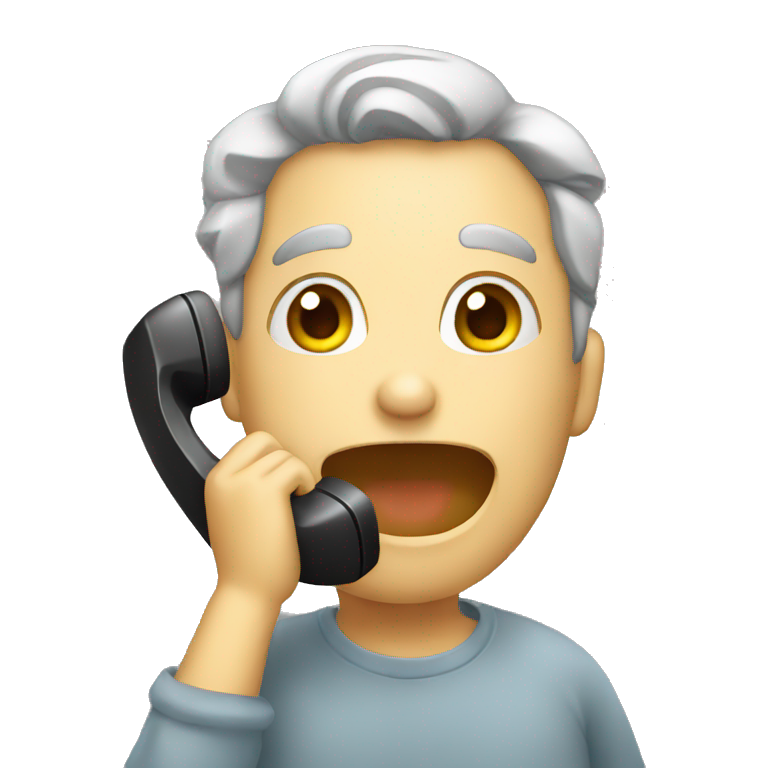 talking on the phone emoji