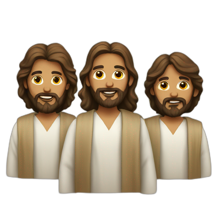 jesus and his disciples emoji