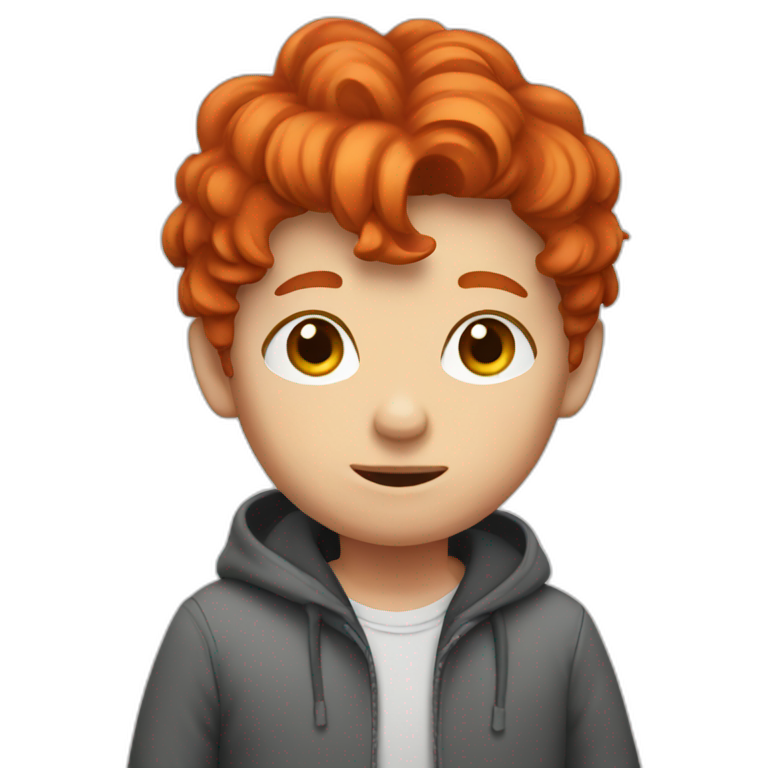 red hair boy emoji