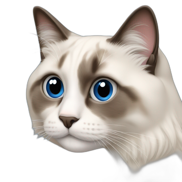 Ragdoll cat emoji