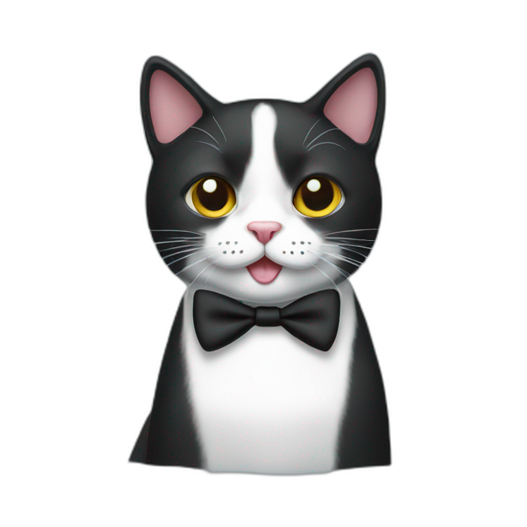 tuxedo-cat-with-moustache emoji