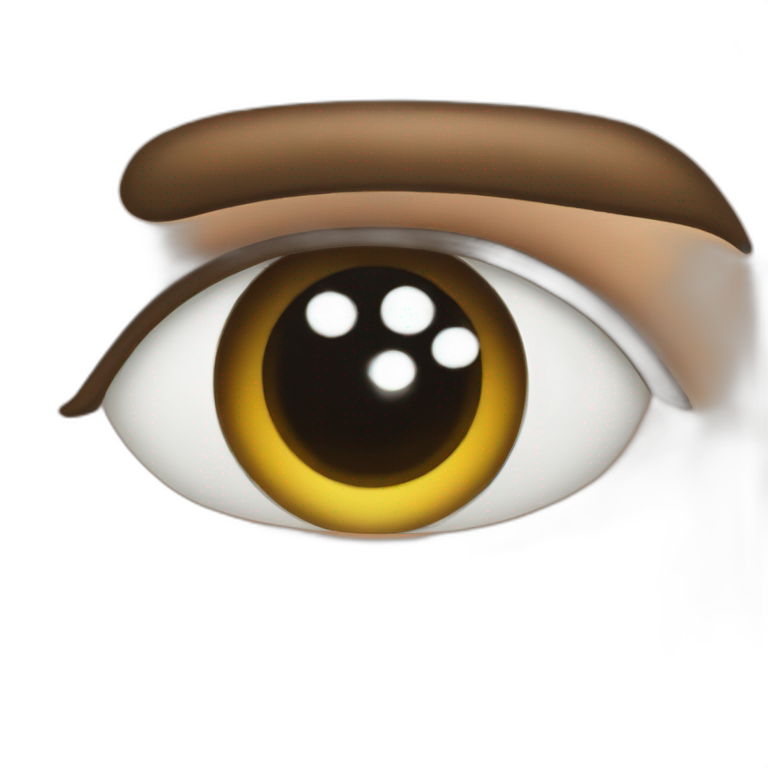 big doe eyes emoji