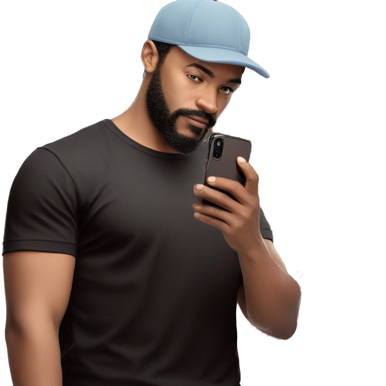 a man with phone. emoji