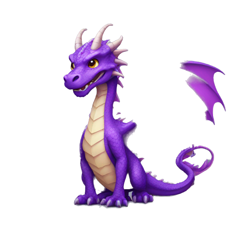 purple dragon emoji
