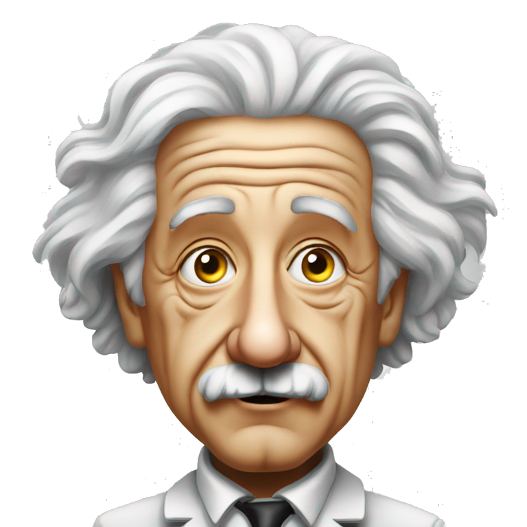 albert einstein stars eyes emoji