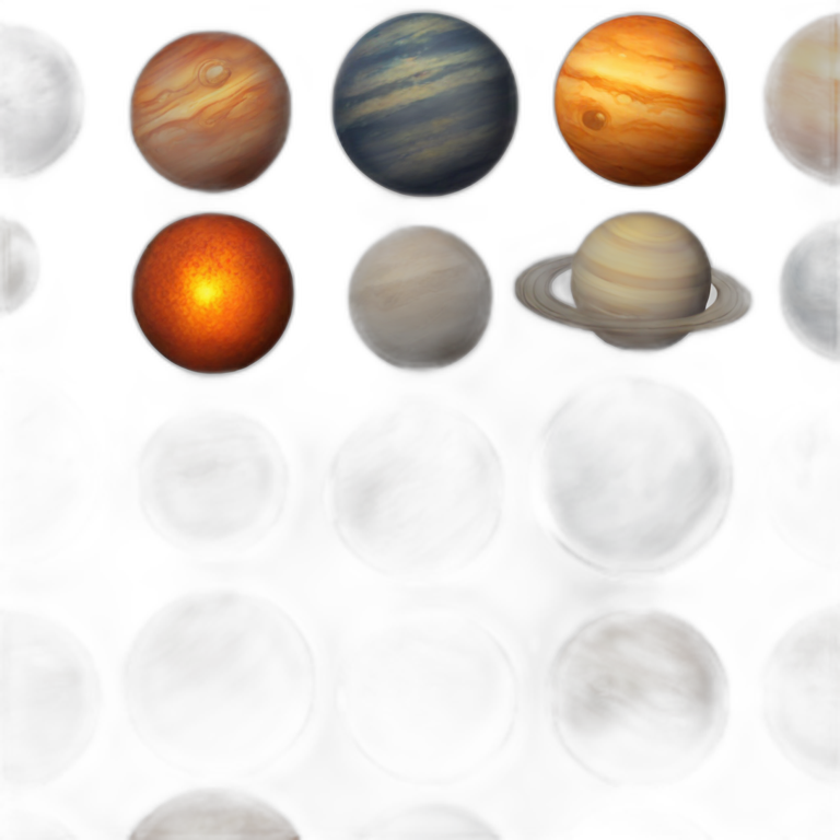 Planets emoji