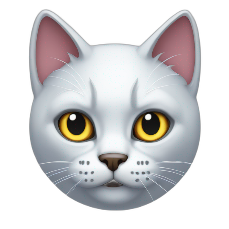 Cat cold evil emoji