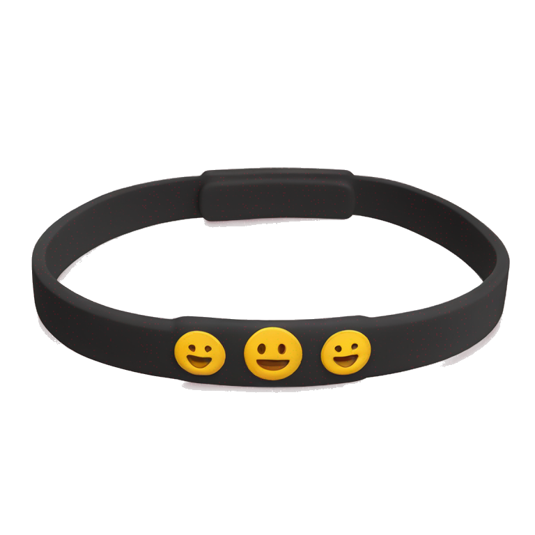 Silicone bracelet  emoji