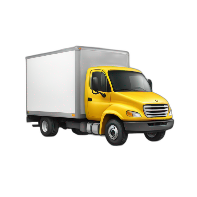 Light commercial vehicle and movers emoji