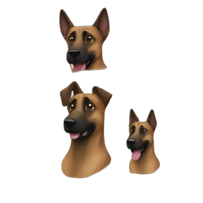 malinois dog emoji