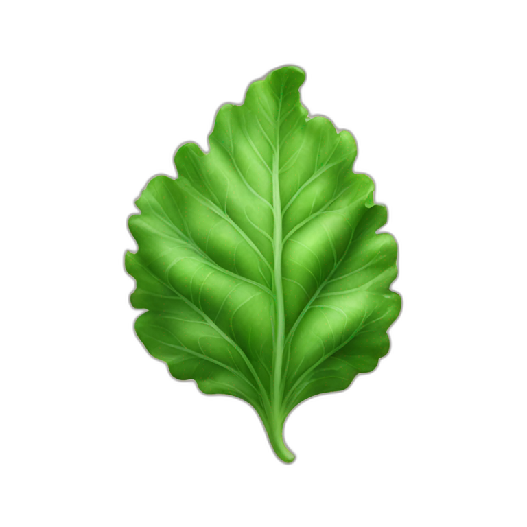 green salad leaf emoji