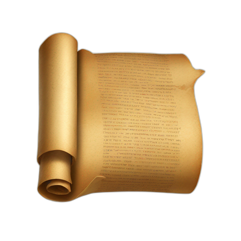 unrolled ancient scroll emoji