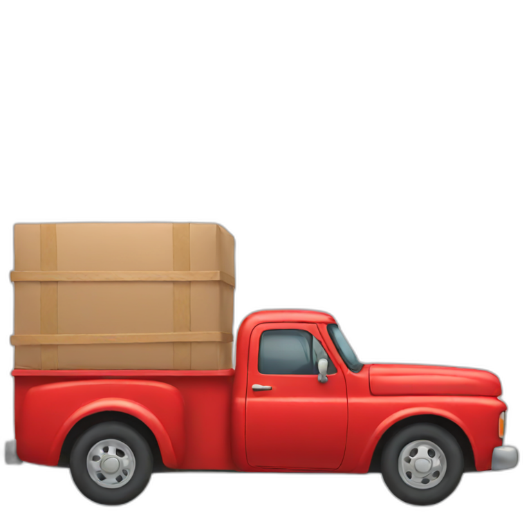 red truck emoji