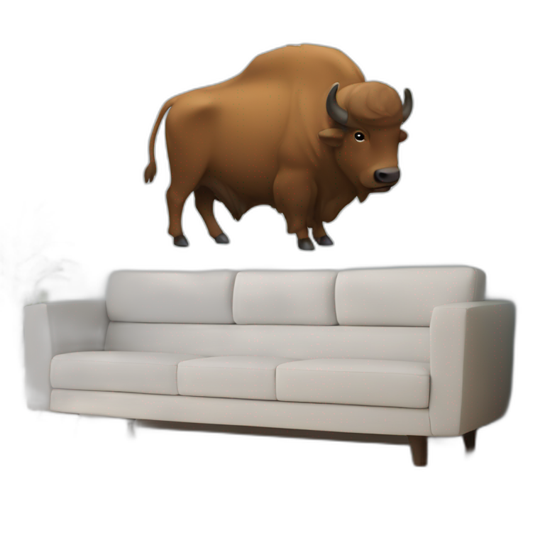buffalo on couch emoji