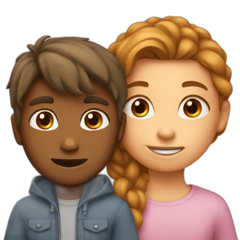  boy and girl images emoji