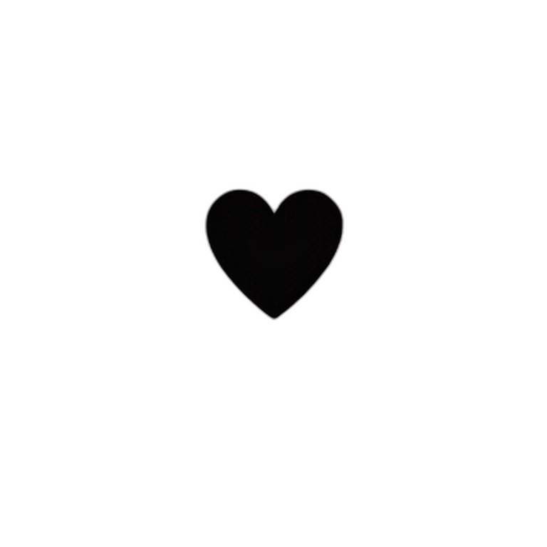 Heart black emoji