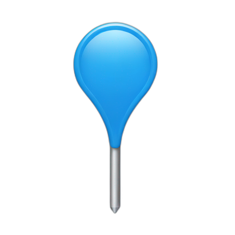 location pin blue emoji
