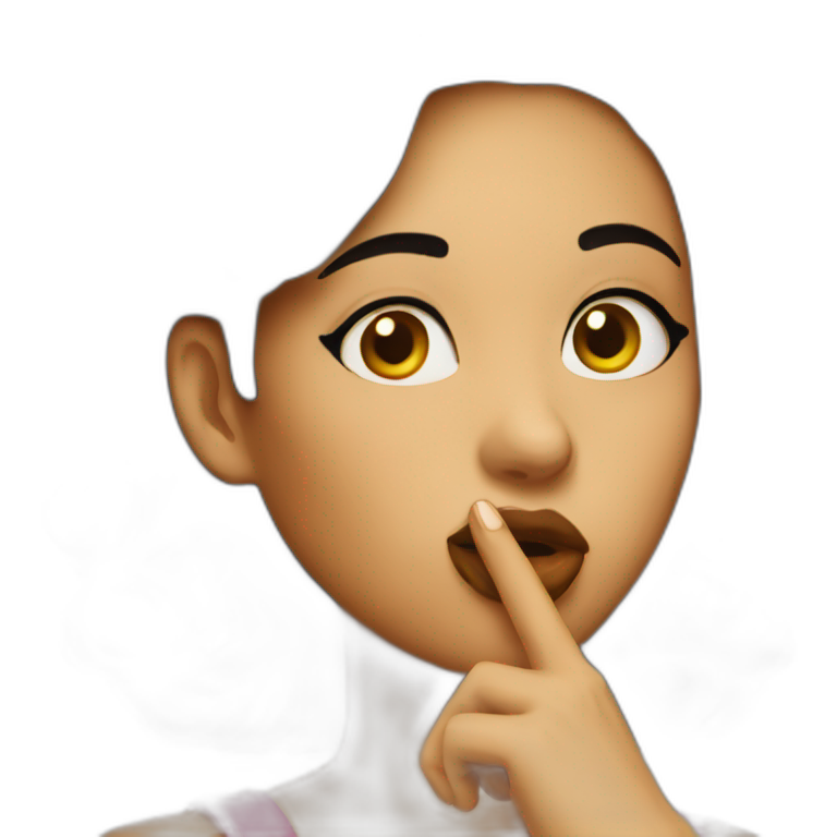 woman blowing kiss emoji