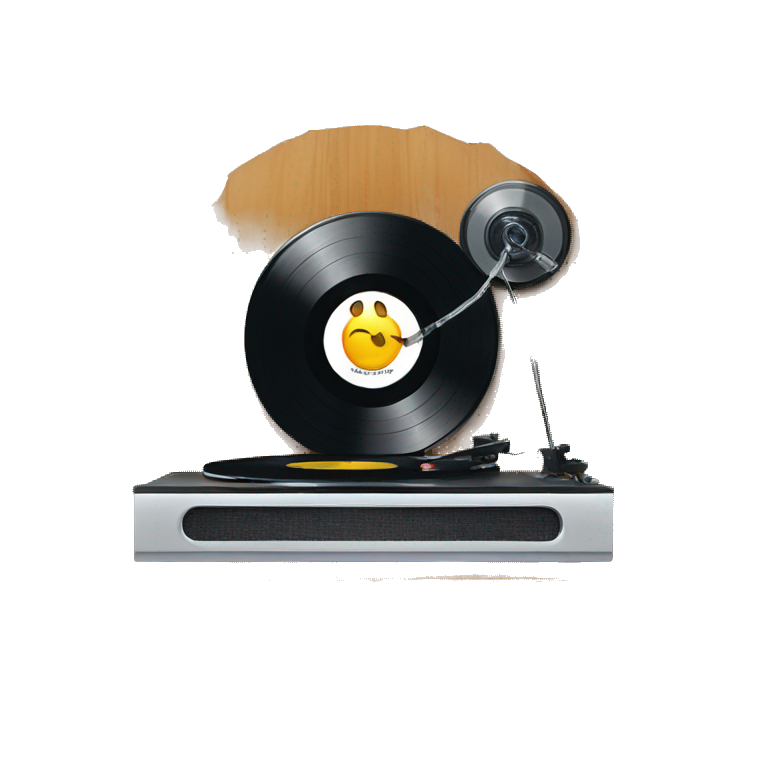 vinyl record award winning shelf  emoji