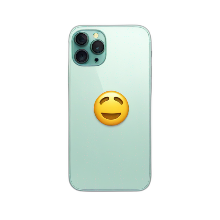 iPhone 13 back side emoji emoji