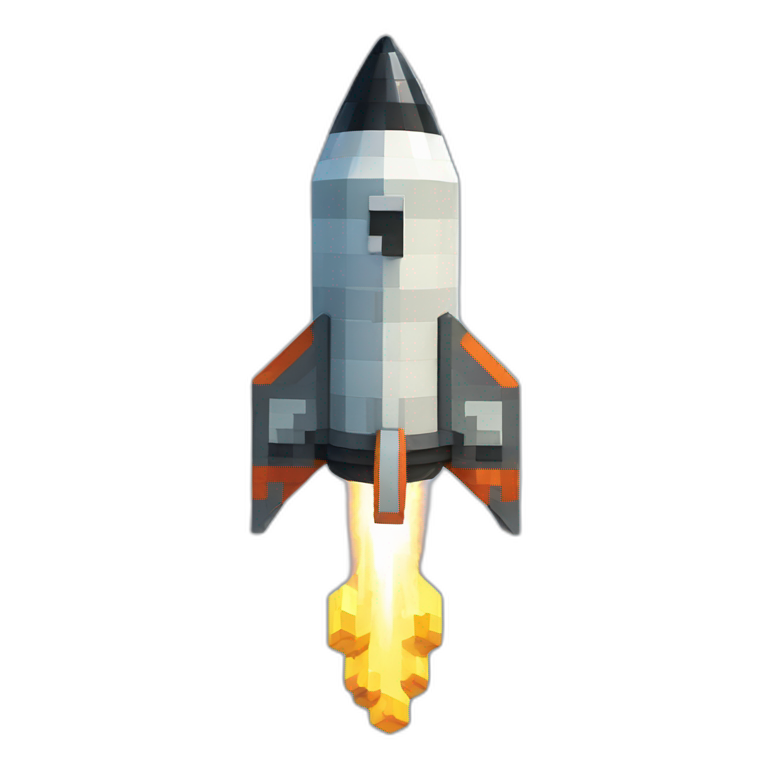 minecraft space rocket emoji