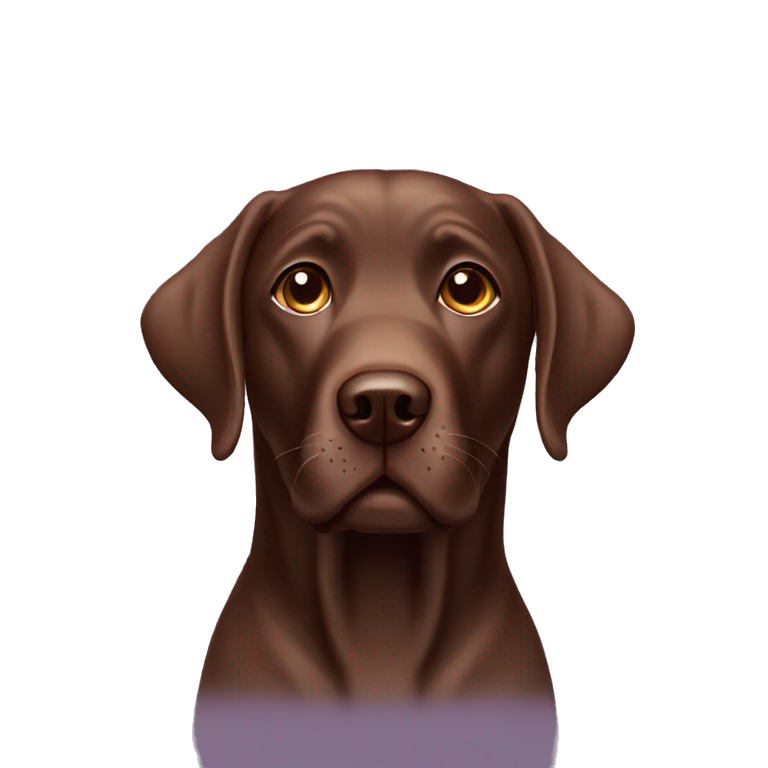 chocolate labrador emoji