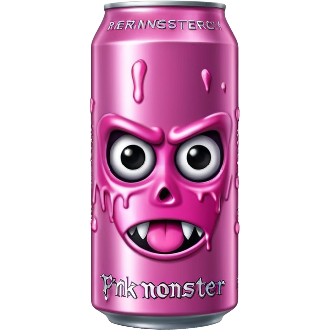 Pink monster energy drink Sticker