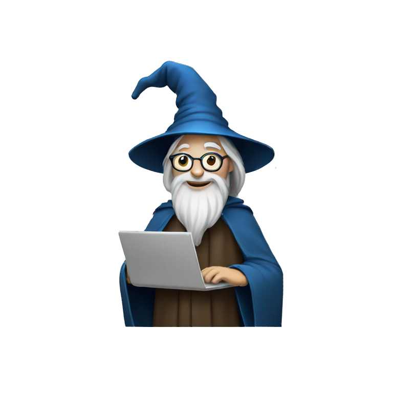 wizard with a laptop emoji