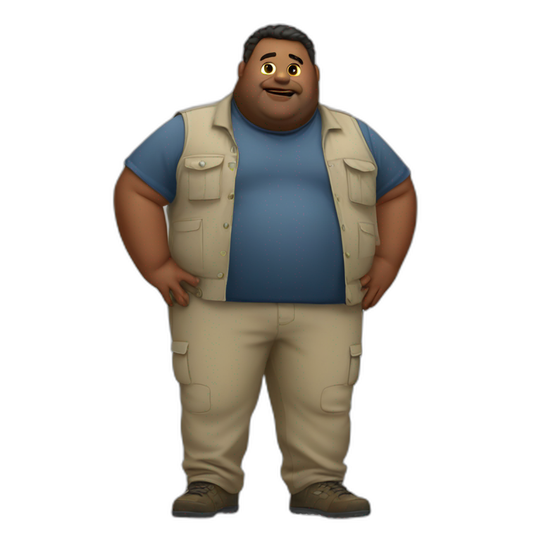 fat HR guy in cargo pants emoji
