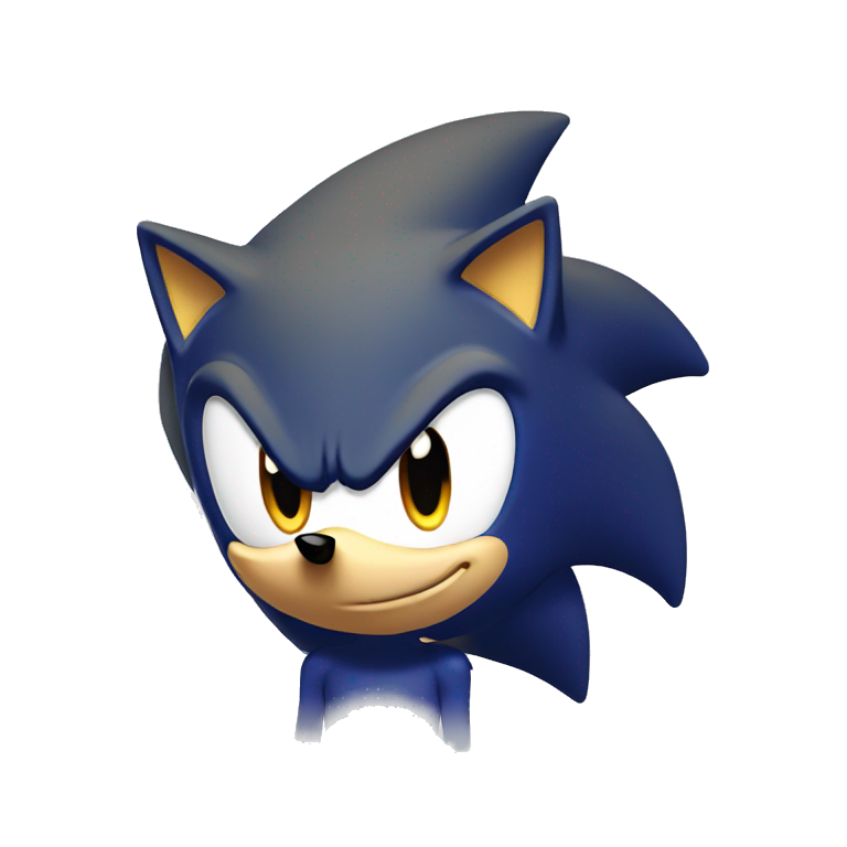 Sonic with shadow emoji