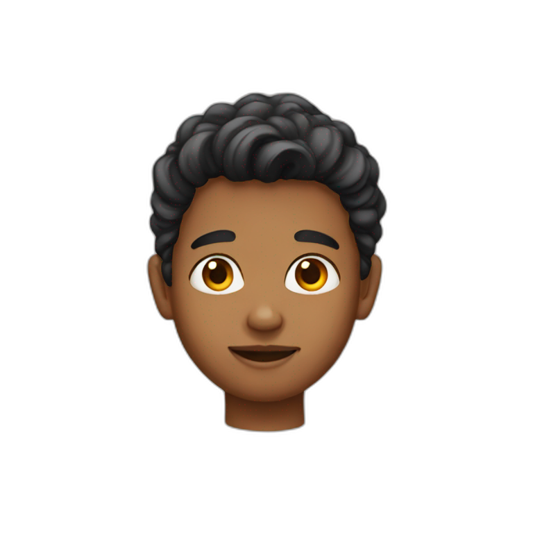 Boy with earrings  emoji