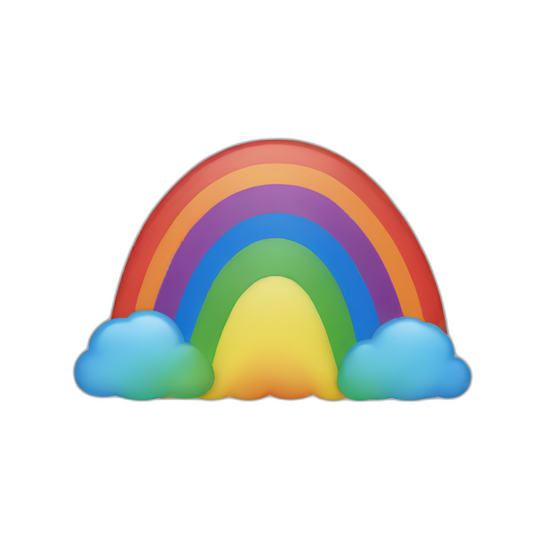 Rainbow emoji