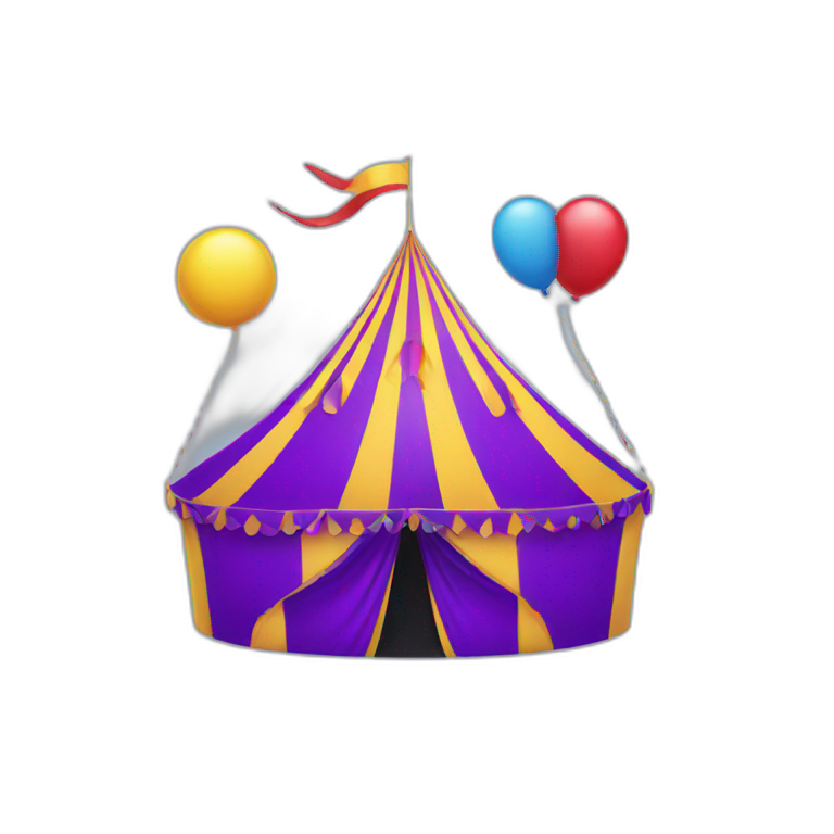 emoji doing circus emoji