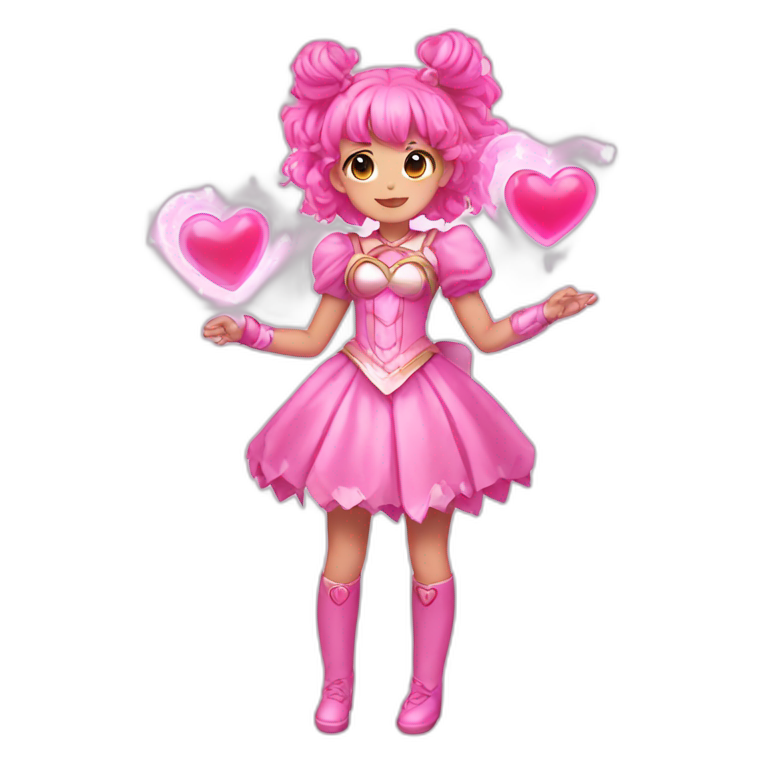 Pink heart Magical girl emoji