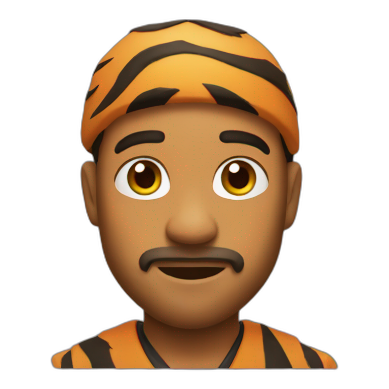 tiger king from Netflix series emoji