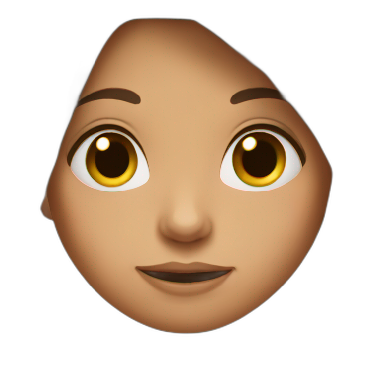 Long Brown hair girl emoji