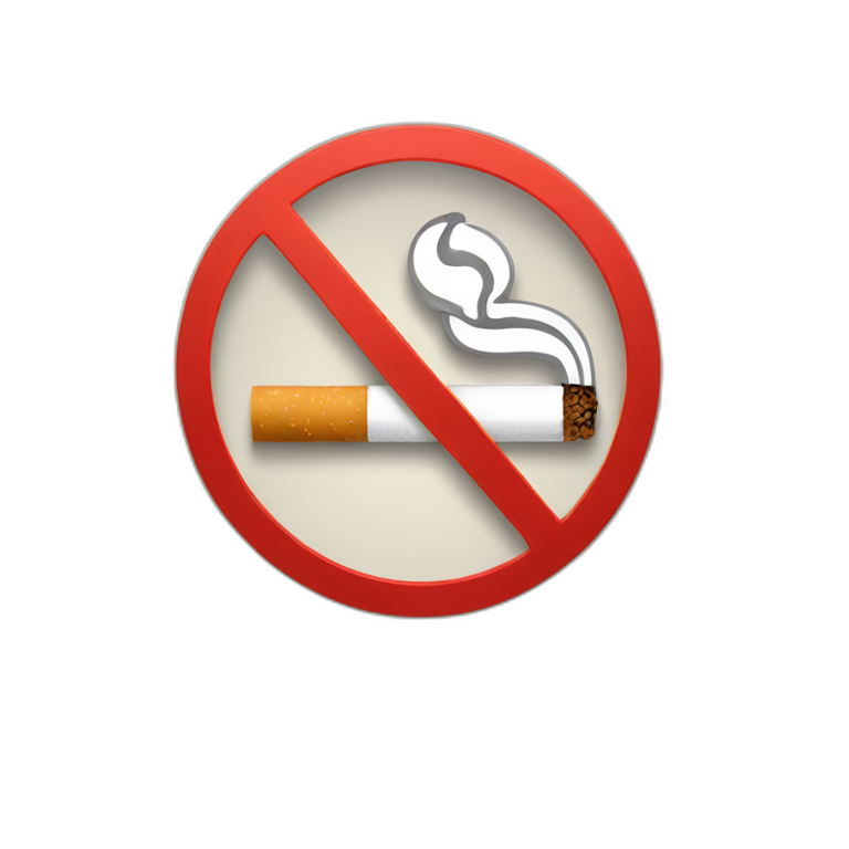 No smoking sign emoji