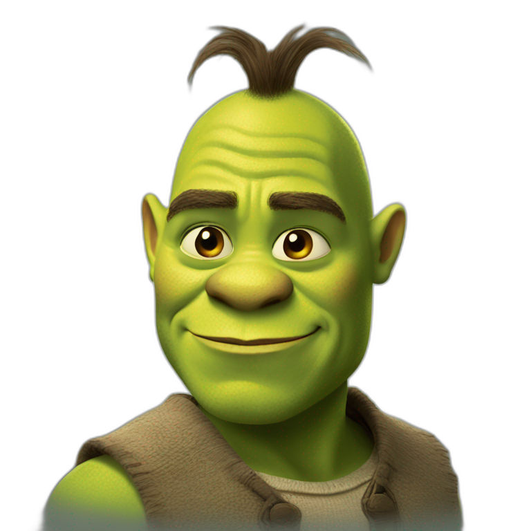 Shrek in avatar movie emoji