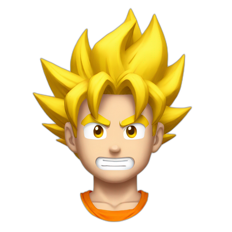 Goku supersayan emoji