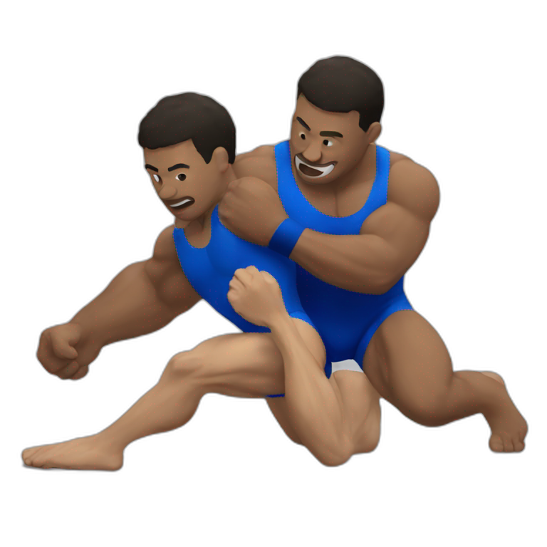 Olympic wrestling  emoji