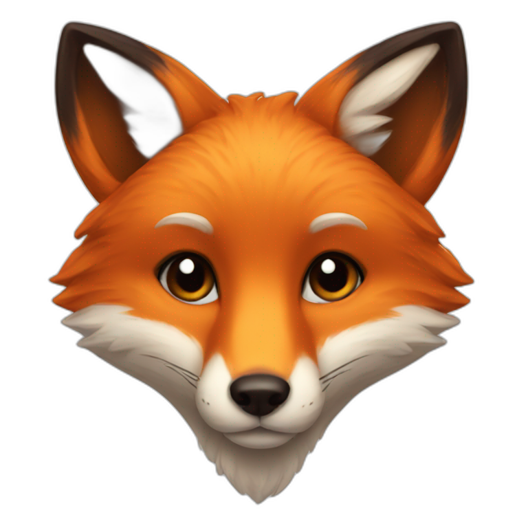 fox hearts emoji