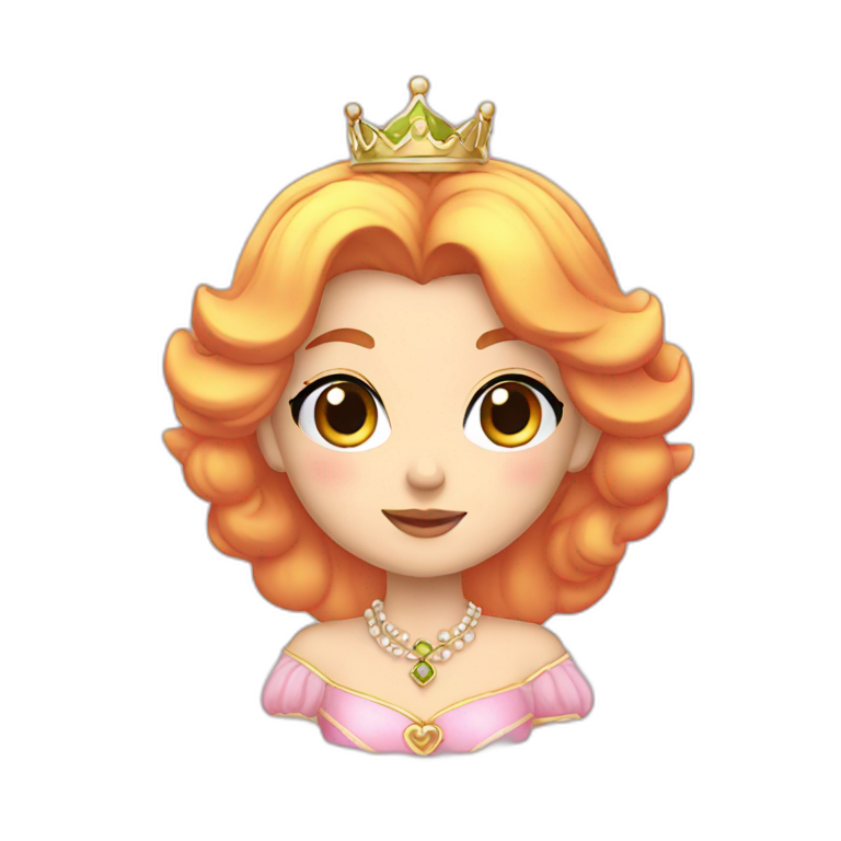 princes peach sticker emoji