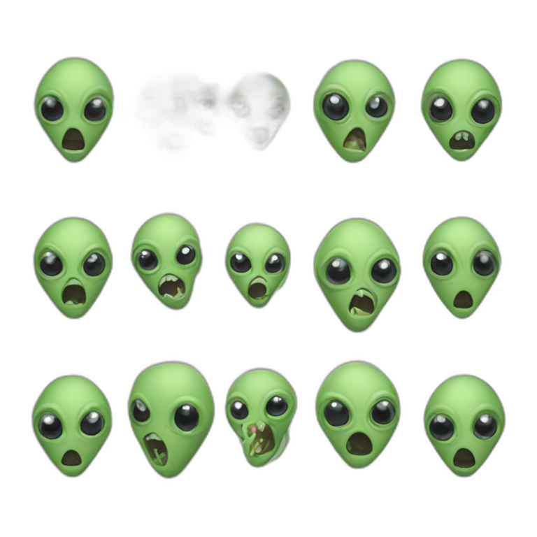 aliens invading emoji