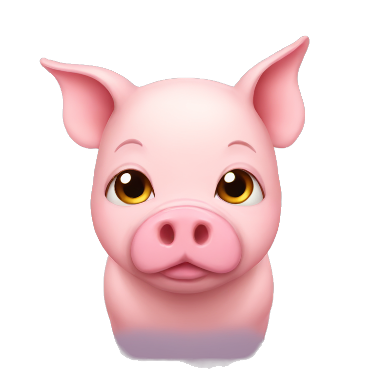 pig with cat emoji