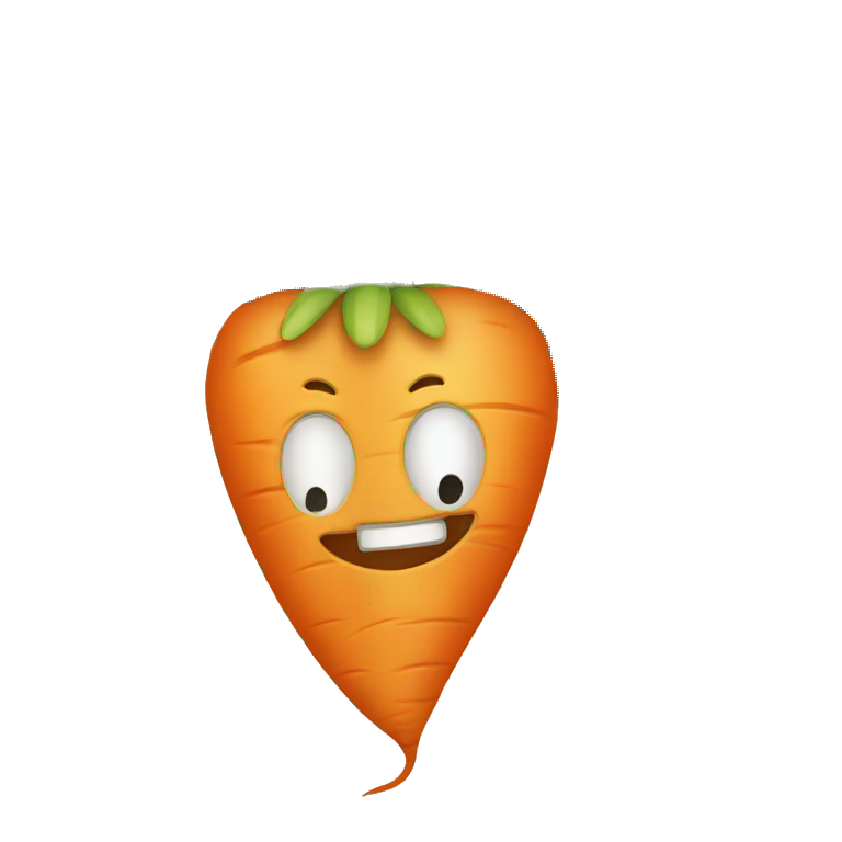 A carrot emoji