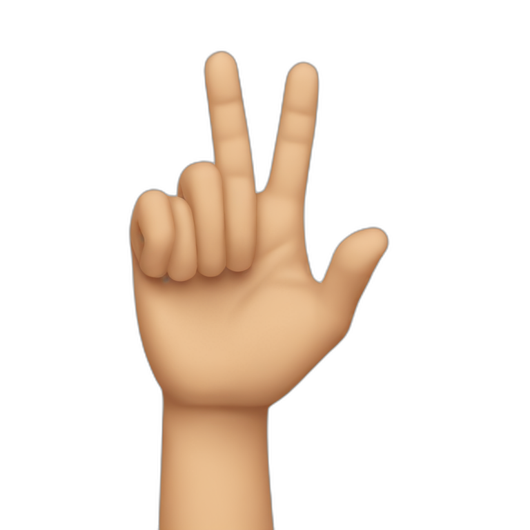 Pointing to wrist emoji