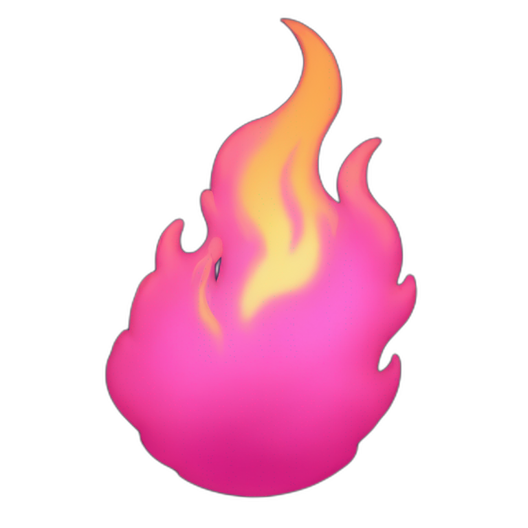 pink fire emoji